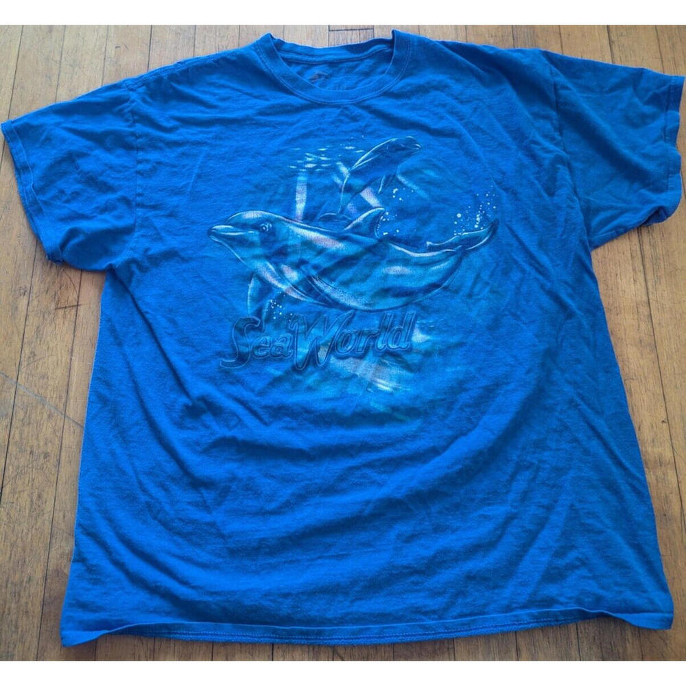 Vintage Sea World Shamu Florida T-shirt Rare Sz XL